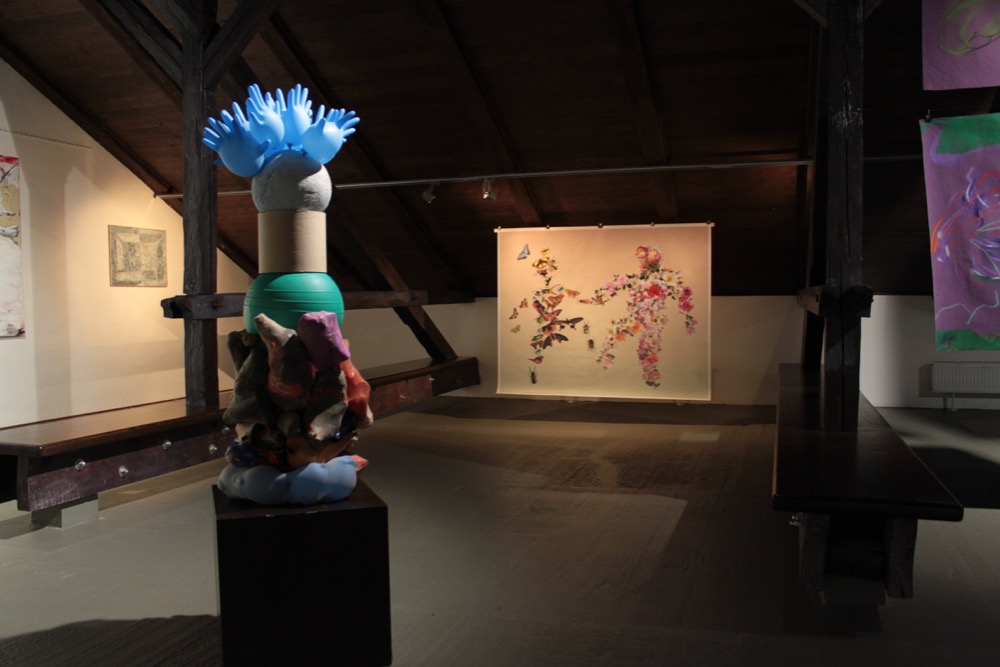 Totem. Kombinovaná technika.